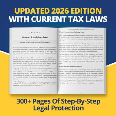 Living Trusts + Wills, Retirement, Tax & Estate Planning - The 6-in-1 Guide